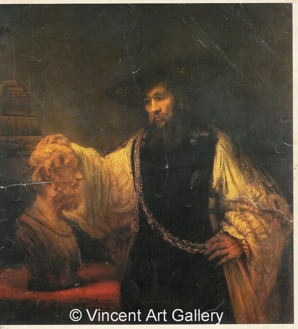 A577, REMBRANDT, Aristotle contemplating a Bust of Homer